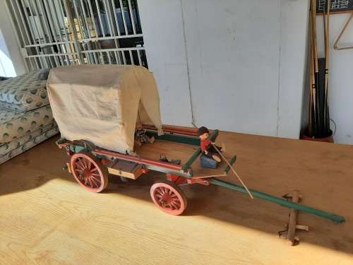 ABSOLUTELY STUNNING    LARGE VOORTREKKER OXWAGEN MODEL     DETAILED !