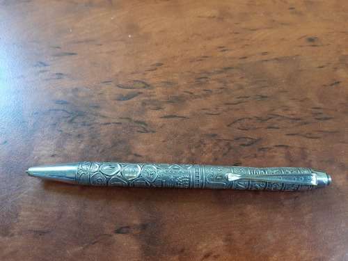 925 STERLING SILVER  WITH PENCIL INSIDE  MADE IN ISRAEL