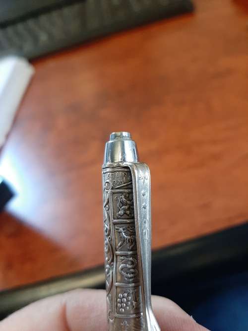 925 STERLING SILVER  WITH PENCIL INSIDE  MADE IN ISRAEL