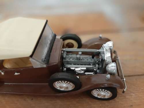 Vintage large HUBLEY scarce die cast model  car  made in Usa