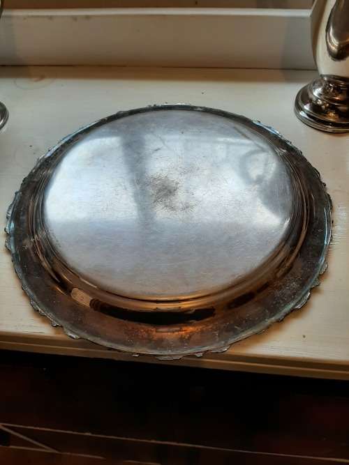 STUNNING ANTIQUE HEAVY VICTORIAN SERANCO SILVERPLATED SET MADE LATE 1800`S  to early 1900`s