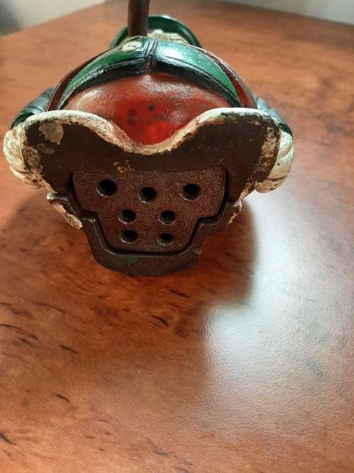 STUNNING  RARE     PAUL KRUGER  TRANSVAAL MONEYBOX   CAST IRON MADE IN ENGLAND IN 18OO`S