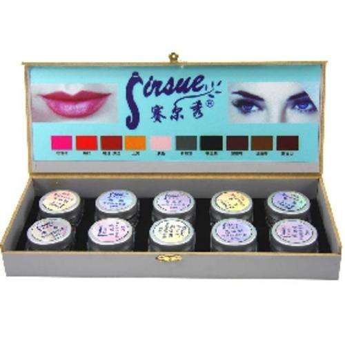 One Set Tattoo Makeup Pigment 10 different colors ***FREE P&P***
