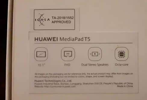 Huawei Mediapad T5 Full HD Octa Core Tablet