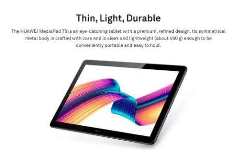 Huawei Mediapad T5 Full HD Octa Core Tablet