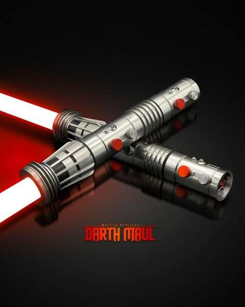 Star Wars - Master Replicas - Mint Darth Maul Double Bladed Collectible Lightsaber SW-214 Rare!