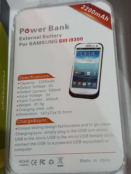 Samsung Galaxy S3 Puregear Extreme Case PLUS External Battery Case (White)