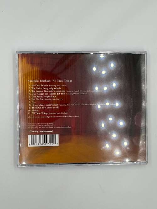 *IMPORT* KUNIYUKI TAKAHASHI - All These Things - CD