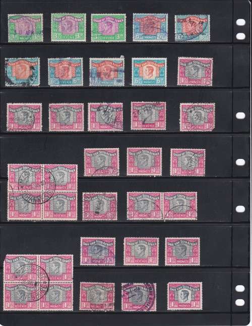 Old Timer's Collection of Union of South Africa Revenue Stamps