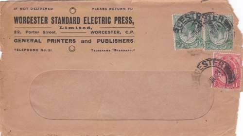 Collection of Early Union of South Africa King's George V Covers