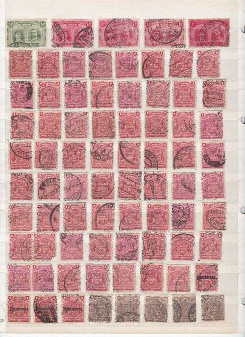 BSAC & Northern Rhodesia - Large Group of used stamps including color varieties