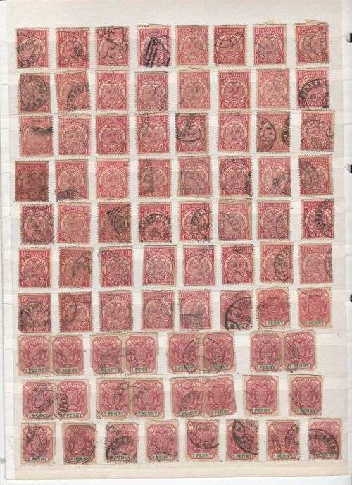 Transvaal / ZAR Group of duplicates including good postmarks