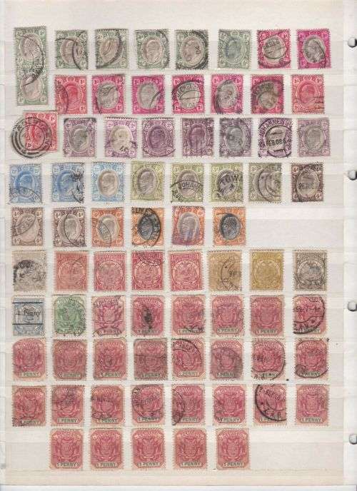 Transvaal / ZAR Group of duplicates including good postmarks