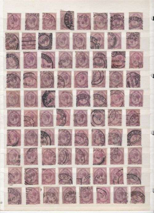 Union of South Africa - King George V SG 6 study group incl good postmarks