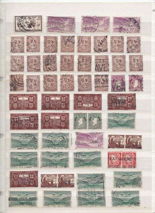 Ireland - Large Accumulation with 100's of early used stamps - finds possible!!