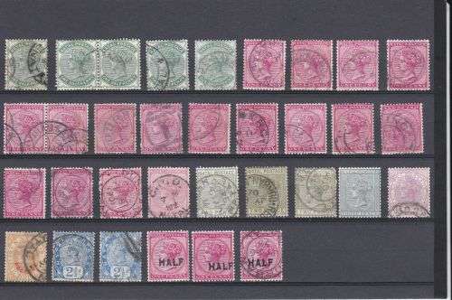 Natal South Africa - Large Group of fine used stamps