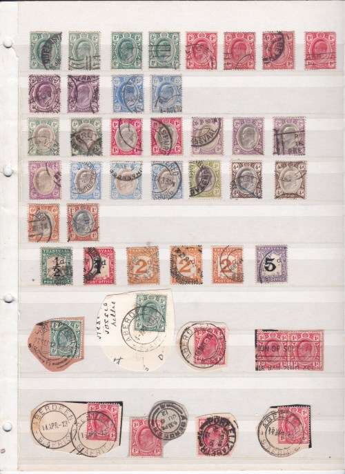 ZAR / Transvaal - Group of MM and Used Stamps including good postmarks