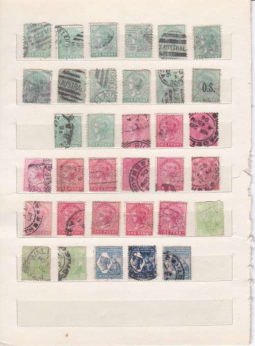 South Australia - Large group of early duplicates