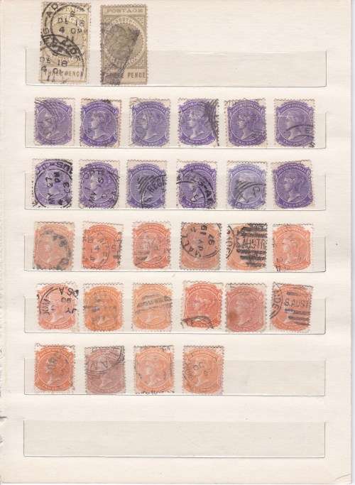 South Australia - Large group of early duplicates