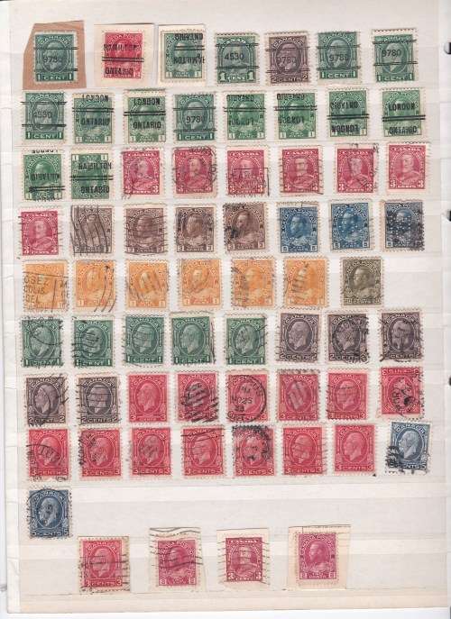 Canada - Large Collection of early stamps - finds possible