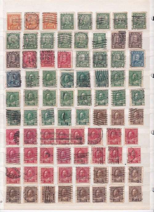 Canada - Large Collection of early stamps - finds possible