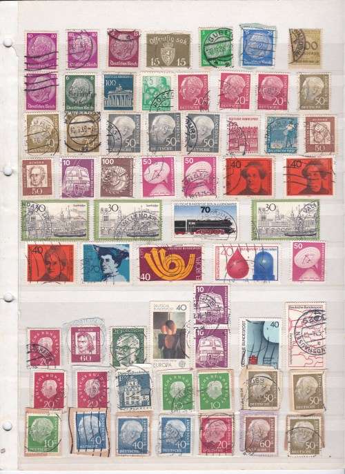 Germany - Mixed lot of mint and used stamps