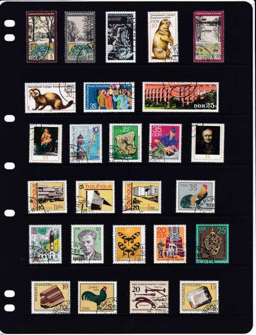 Germany - DDR - Large group of UMM CTO Stamps