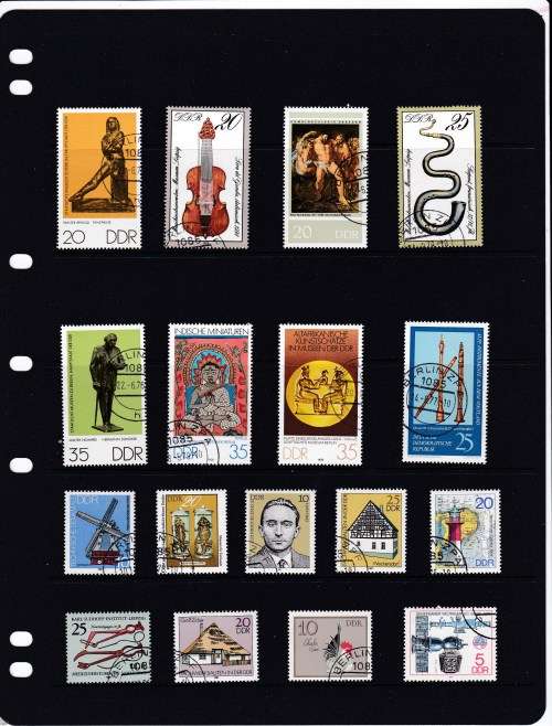 Germany - DDR - Large group of UMM CTO Stamps