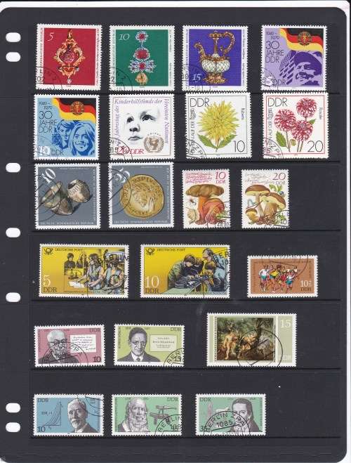 Germany - DDR - Large group of UMM CTO Stamps