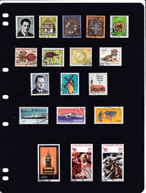 Germany - DDR - Large group of UMM CTO Stamps