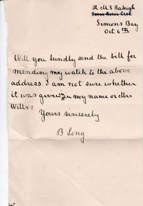 Cape of Good Hope 1888 Royal Naval Club Cover with scarce postmark