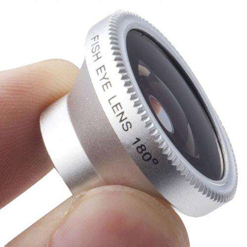 Silver Fish Eye Lens for Iphone apple