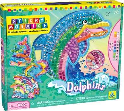 Sticky Mosaics Dolphins