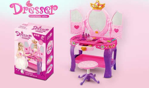 luxurious dresser table play set