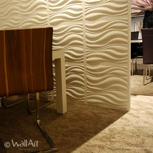 3M PRINTABLE 3D WALL ART DESIGN (WAVES PANEL)