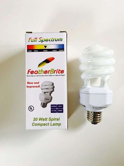 20w Full Spectrum Bulb for birds, animals, plants