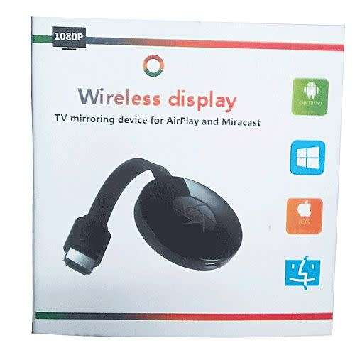 Wireless Display TV Mirroring for AirPlay and Miracast