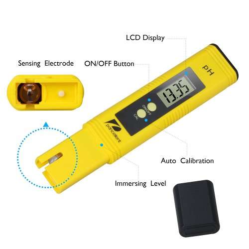 Water Quality Test Meter Pancellent EC PH 2 in 1 Kit 0-9990us/cm Electrical Conductivity 0.01pH Reso