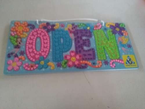 Sticky Mosaics Orb: Ladenschild OPEN/CLOSED