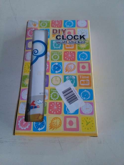 DIY Clock wall sticker superman