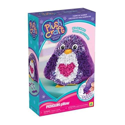 The Orb Factory Plushcraft Penguin Pillow