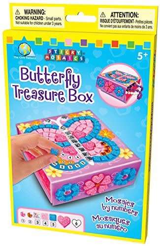 Sticky Mosaics Butterfly Treasure Box by The Orb Factor