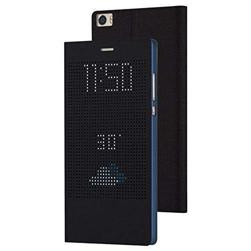 Huawei P8 Max Case,Huamecl Leather Free flip answer PU For Huawei P8 Max Cover (Black)