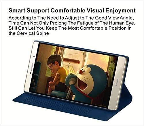 Huawei P8 Max Case,Huamecl Leather Free flip answer PU For Huawei P8 Max Cover (Black)