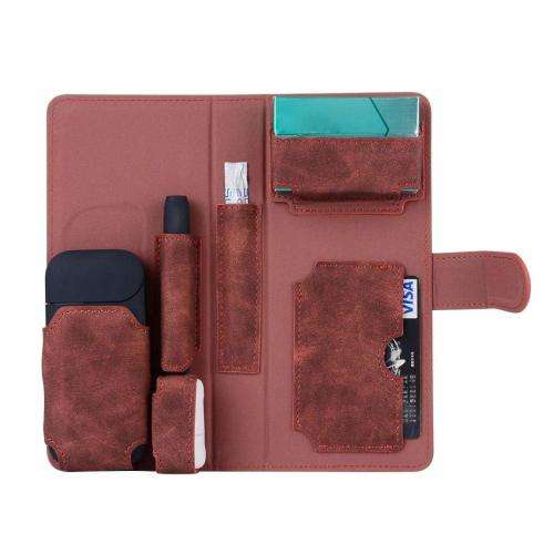 Binmer(TM) Electronic Cigarette PU Leather Case Box Holder Storage E Cigarette Pouch Bag
