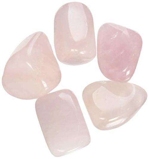 ROSE QUARTZ - Tumbled Stones 5 Crystals