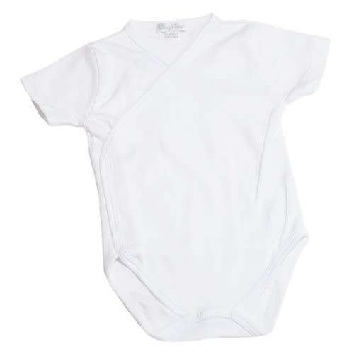 Kissy Kissy - Basic SS Cross Bodysuit-0-3 Months