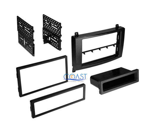Car Stereo Single Double DIN Pocket Dash Kit for 07-13 Mercedes Dodge Sprinter.