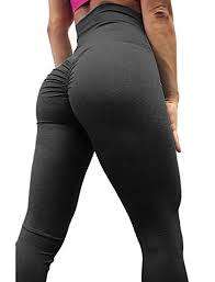 SEASUM Women Scrunch Butt Yoga Pants Leggings High Waist Waistband Workout Sport Fitness Gym Tights