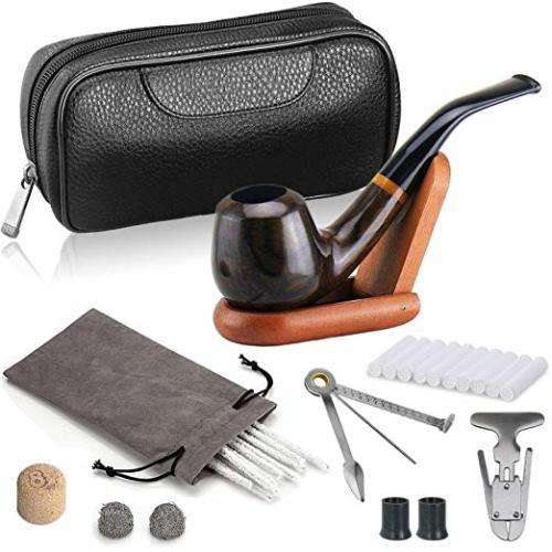 Joyoldelf Luxury Tobacco Smoking Pipe Set, with Accessories